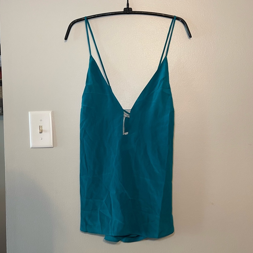 NWT Free People Tank Top with Front Mesh